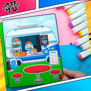 Đồ chơi Ngôi nhà Búp Bê Giấy DIY Toca Life World mẫu TA015 - Giá chỉ 131.160₫