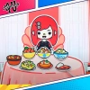 Đồ chơi ngôi nhà búp bê giấy DIY - Toca Life World mẫu TA046 Squishy Kuromi, giảm giá 15% 8