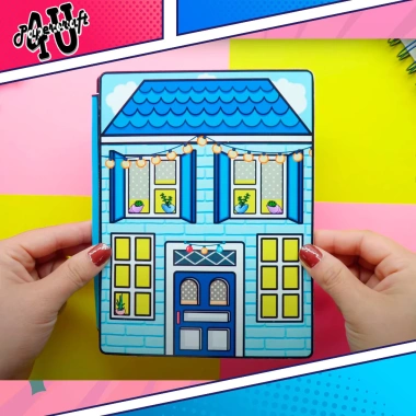 Đồ chơi ngôi nhà búp bê giấy DIY - Toca Life World mẫu TA19, giá ưu đãi 110k 4