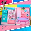 Đồ chơi Ngôi nhà búp bê giấy DIY Toca Life World TA039 - Thủ công sáng tạo, lắp ráp nhanh 6