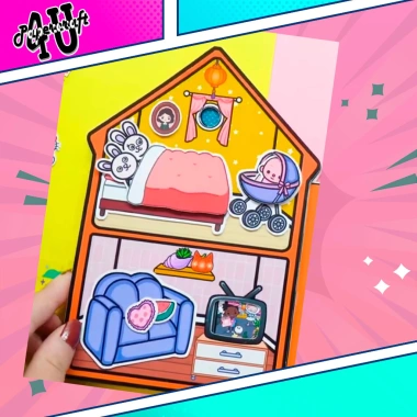 Đồ chơi ngôi nhà búp bê giấy DIY - TOCA Life World TA04, giảm giá 19% chỉ 131.650 VND 7