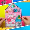 Đồ chơi ngôi nhà búp bê giấy DIY - TOCA LIFE WORLD TA052, giá ưu đãi 100k 4
