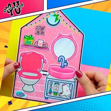 Đồ chơi ngôi nhà búp bê giấy DIY - TOCA LIFE WORLD TA052, giá ưu đãi 100k 6 Đồ chơi ngôi nhà búp bê giấy DIY - TOCA LIFE WORLD TA052, giá ưu đãi 100k 6