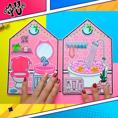 Đồ chơi ngôi nhà búp bê giấy DIY - TOCA LIFE WORLD TA052, giá ưu đãi 100k 8 Đồ chơi ngôi nhà búp bê giấy DIY - TOCA LIFE WORLD TA052, giá ưu đãi 100k 8