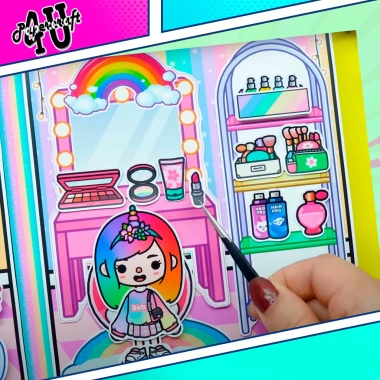Đồ chơi ngôi nhà búp bê giấy DIY - TOCA LIFE WORLD TA062, chỉ 120.000₫ 2