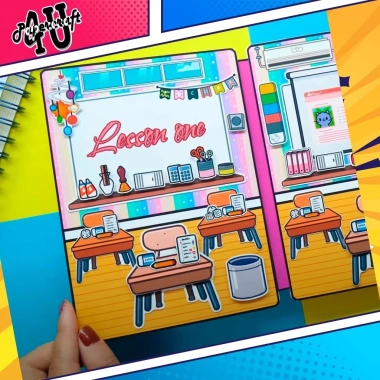 Đồ chơi ngôi nhà búp bê giấy thủ công DIY TOCA LIFE WORLD TA24 & Pool giảm 100k 2