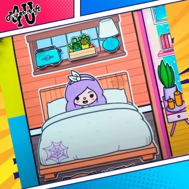 Đồ chơi ngôi nhà búp bê giấy thủ công DIY TOCA LIFE WORLD TA24 & Pool giảm 100k 8