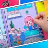 Đồ chơi ngôi nhà búp bê giấy Toca Life mẫu TA037 - Squishy bé gái, giá 132,660₫ 5