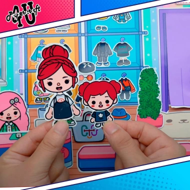 Đồ chơi ngôi nhà búp bê giấy - Toca Life World TA03, squishy cho bé gái, 122.250₫ 2 Đồ chơi ngôi nhà búp bê giấy - Toca Life World TA03, squishy cho bé gái, 122.250₫ 2