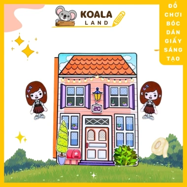 Đồ chơi ngôi nhà búp bê giấy TOCA LIFE WORLD TA98 – Giá 100.000đ, cắt thủ công