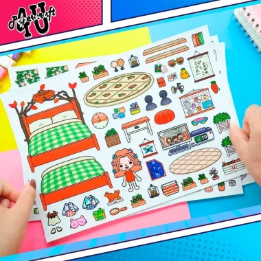 Đồ chơi ngôi nhà búp bê giấy TOCA LIFE WORLD TA98 – Giá 100.000đ, cắt thủ công