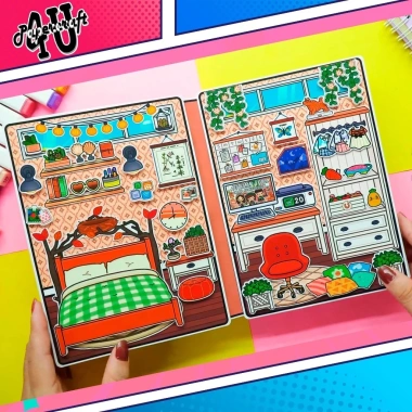 Đồ chơi ngôi nhà búp bê giấy TOCA LIFE WORLD TA98 – Giá 100.000đ, cắt thủ công