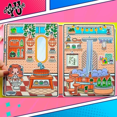 Đồ chơi ngôi nhà búp bê giấy TOCA LIFE WORLD TA98 – Giá 100.000đ, cắt thủ công