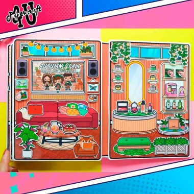 Đồ chơi ngôi nhà búp bê giấy TOCA LIFE WORLD TA98 – Giá 100.000đ, cắt thủ công