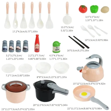 Đồ Chơi Nhà Bếp Dạy Trẻ Kỹ Năng Nấu Ăn, Phát Triển Sống - Giá 155.000 VND 3