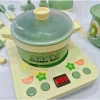 Đồ chơi nhà bếp Thỏ tím & Khủng long xanh nhựa ABS an toàn, bếp pin, bộ nấu ăn cho bé gái, bé trai - Giá 175.000 VND 4