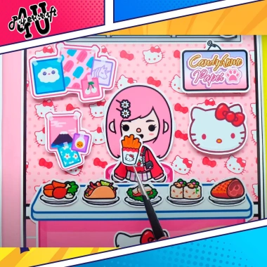Đồ chơi nhà búp bê giấy cắt thủ công DIY TOCA Life World mẫu TA058 - 169.441 VND 3