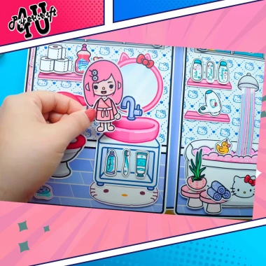 Đồ chơi nhà búp bê giấy cắt thủ công DIY TOCA Life World mẫu TA058 - 169.441 VND 7