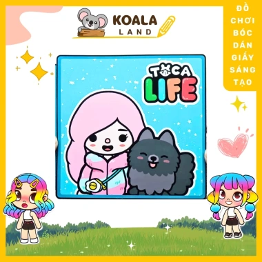 Đồ chơi nhà búp bê giấy cắt thủ công DIY TOCA LIFE WORLD TA01 - Giá 100k