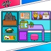 Đồ chơi nhà búp bê giấy cắt thủ công DIY TOCA LIFE WORLD TA01 - Giá 100k 4