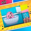 Đồ chơi nhà búp bê giấy cắt thủ công DIY TOCA LIFE WORLD TA01 - Giá 100k 5