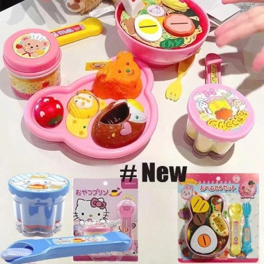 Đồ chơi nhập vai ăn bánh pudding dâu tây - Full mẫu, giáo dục trẻ em, giảm giá 19.000đ