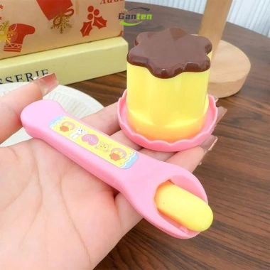 Đồ chơi nhập vai bánh pudding dâu tây vui nhộn Ganten - Ăn chơi cho bé