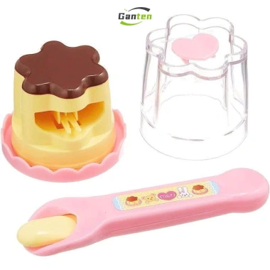 Đồ chơi nhập vai bánh pudding dâu tây vui nhộn Ganten - Ăn chơi cho bé
