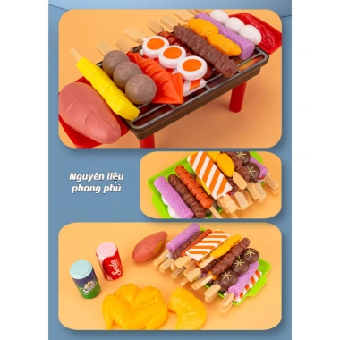Đồ Chơi Nướng BBQ Cho Bé - Bộ Nhà Bếp An Toàn, Dạy Nấu Ăn & Nhận Biết Thực Phẩm - 113.600₫ 3 Đồ Chơi Nướng BBQ Cho Bé - Bộ Nhà Bếp An Toàn, Dạy Nấu Ăn & Nhận Biết Thực Phẩm - 113.600₫ 3