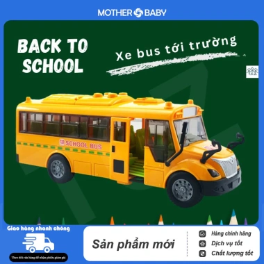 Đồ chơi ô tô xe buýt School Bus ABS mở cửa, đèn LED, âm thanh - Giá chỉ 99.000₫ 6 Đồ chơi ô tô xe buýt School Bus ABS mở cửa, đèn LED, âm thanh - Giá chỉ 99.000₫ 6