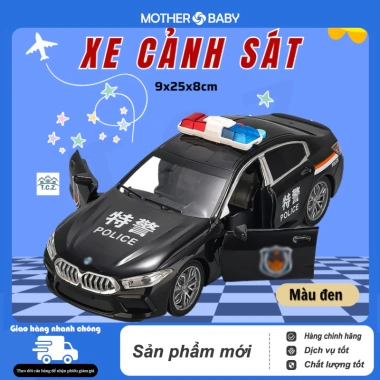 Đồ chơi ô tô xe police mở cửa, đèn LED, âm thanh - Giá ưu đãi 146.199 VND