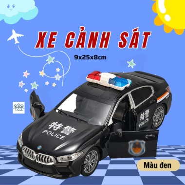 Đồ chơi ô tô xe police mở cửa, đèn LED, âm thanh - Giá ưu đãi 146.199 VND