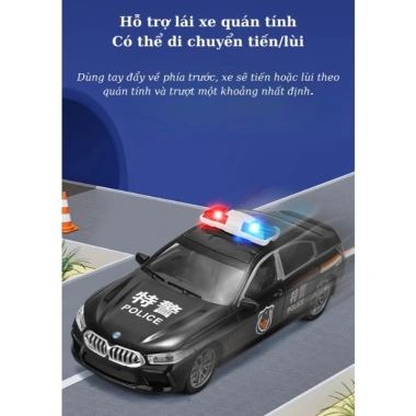 Đồ chơi ô tô xe police mở cửa, đèn LED, âm thanh - Giá ưu đãi 146.199 VND