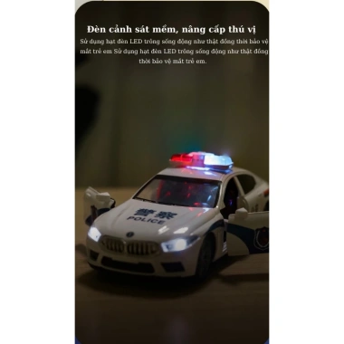 Đồ chơi ô tô xe police mở cửa, đèn LED, âm thanh - Giá ưu đãi 146.199 VND