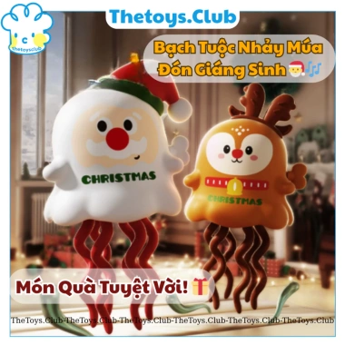 Đồ Chơi Ông Già Noel và Tuần Lộc Nhảy Múa - Sáng Tạo Xả Stress, Quà Noel Hài Hước Cho Bé Giá 174.298 VND