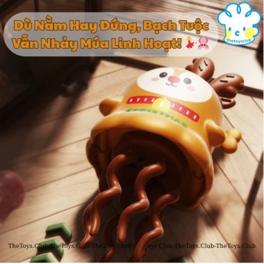 Đồ Chơi Ông Già Noel và Tuần Lộc Nhảy Múa - Sáng Tạo Xả Stress, Quà Noel Hài Hước Cho Bé Giá 174.298 VND