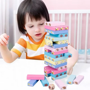 Đồ chơi rút gỗ 51 thanh - Màu sắc ngộ nghĩnh, gắn kết gia đình, 125.000 VND 2