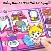 Đồ Chơi Sách Dán Nam Châm Cô Gái Đi Học Size To - Tranh Dán Đáng Yêu Cho Bé Giá 29.000₫ 5