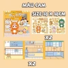 Đồ Chơi Sách Dán Nam Châm Cô Gái Đi Học Size To - Tranh Dán Đáng Yêu Cho Bé Giá 29.000₫ 10