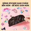 Đồ chơi sách dán nam châm Kuromi bìa cứng - Thay trang phục, khoa học, nhiều nhân vật, dùng lại 4