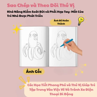 Đồ chơi sách tô màu Tung Tung Sahur – Nhân vật Tralalero, Lavacca, siêu ngộ, 29.989₫