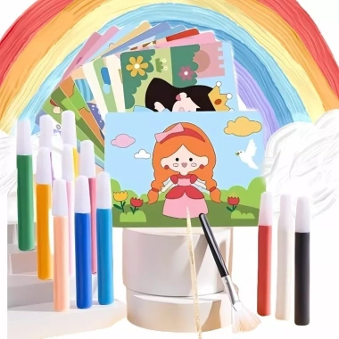 Đồ chơi sáng tạo tranh cát tập tô màu - Nhận diện màu, hình vẽ, giảm còn 144.000đ 4