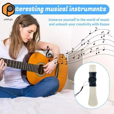 Đồ chơi sáo Kazoo di động độc đáo, chuyên nghiệp, dây buộc miệng, giá chỉ 90.200