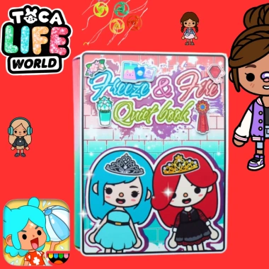 Đồ chơi Squishy Kuromi nhà búp bê giấy tocaboca Frozen-Fire - Giá 99.000đ