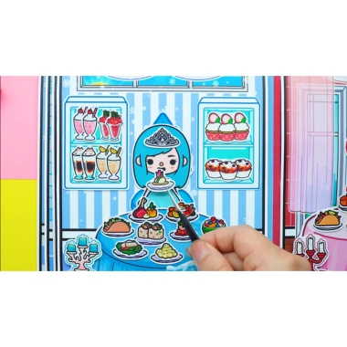 Đồ chơi Squishy Kuromi nhà búp bê giấy tocaboca Frozen-Fire - Giá 99.000đ 4 Đồ chơi Squishy Kuromi nhà búp bê giấy tocaboca Frozen-Fire - Giá 99.000đ 4