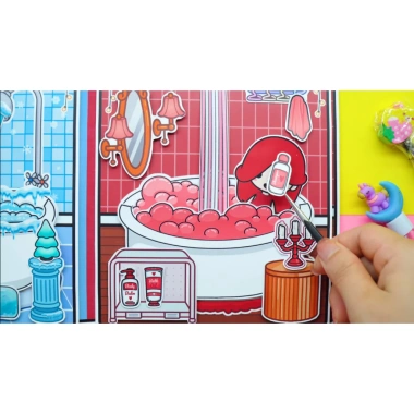 Đồ chơi Squishy Kuromi nhà búp bê giấy tocaboca Frozen-Fire - Giá 99.000đ 5 Đồ chơi Squishy Kuromi nhà búp bê giấy tocaboca Frozen-Fire - Giá 99.000đ 5