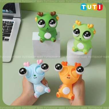 Đồ chơi Squishy rồng mắt lồi giảm stress - Bóp lòi mắt đàn hồi, giá chỉ 55.000 VND
