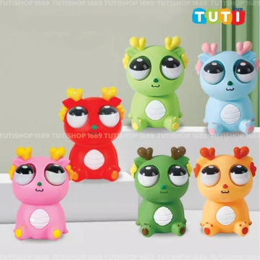 Đồ chơi Squishy rồng mắt lồi giảm stress - Bóp lòi mắt đàn hồi, giá chỉ 55.000 VND