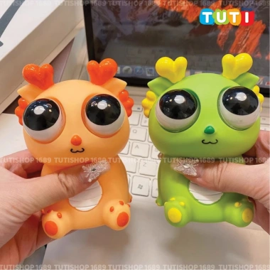 Đồ chơi Squishy rồng mắt lồi giảm stress - Bóp lòi mắt đàn hồi, giá chỉ 55.000 VND