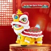 Đồ chơi Sư Tử Lân nhạc ánh sáng, bé tập bò, tránh vật cản, ABS an toàn 7